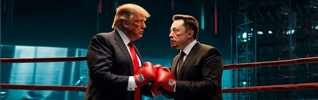 Guerra entre Trump y Elon Musk, pero lo que importa es la plata