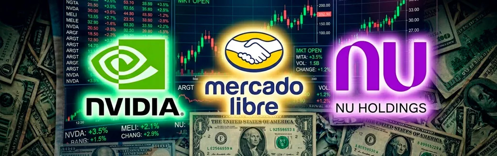 NVIDIA, MercadoLibre y NU: Balances estelares y derrumbe. ¿Oportunidad o trampa?