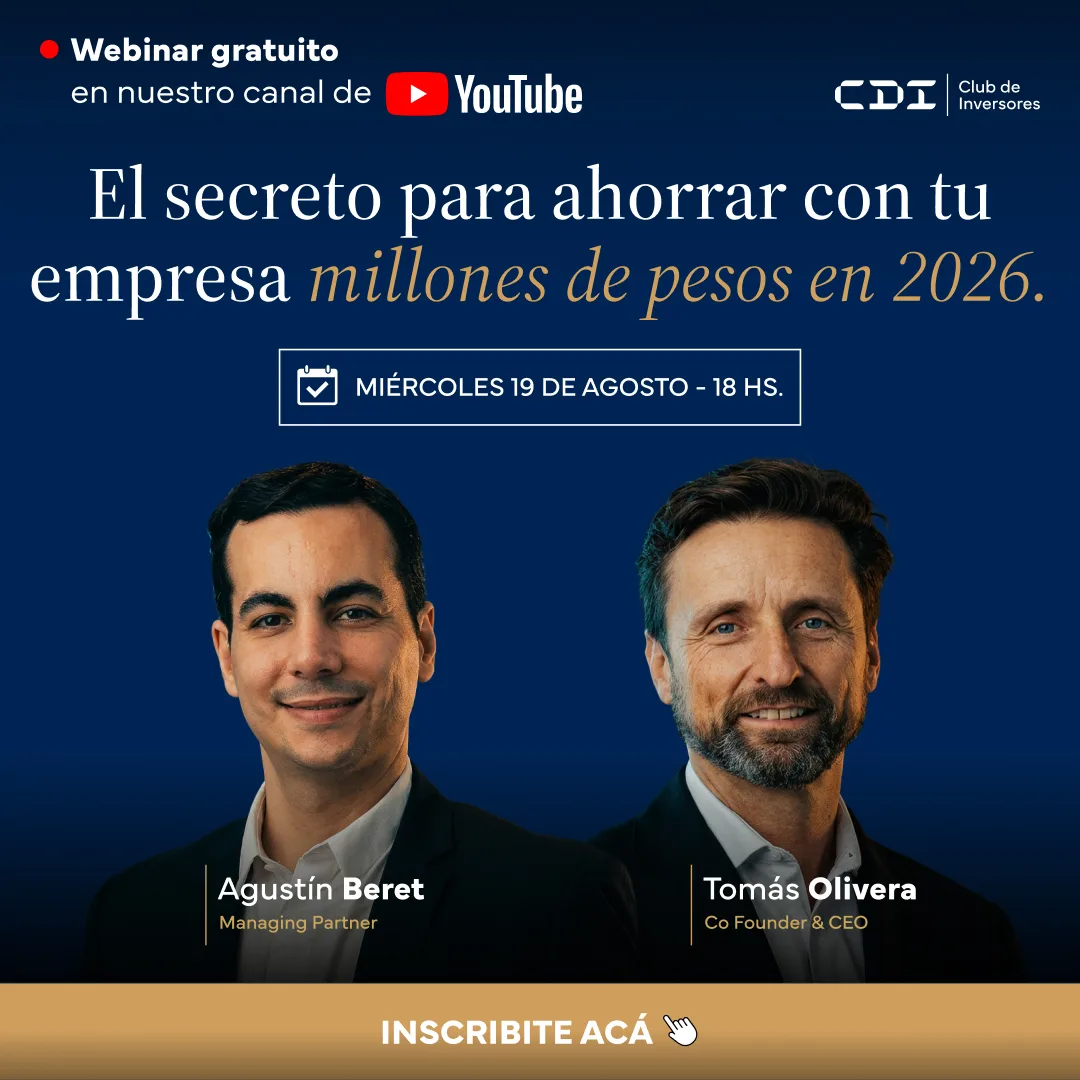 Webinar CDI · El secreto para ahorrar millones con tu empresa · Mié 19/08 18 h
