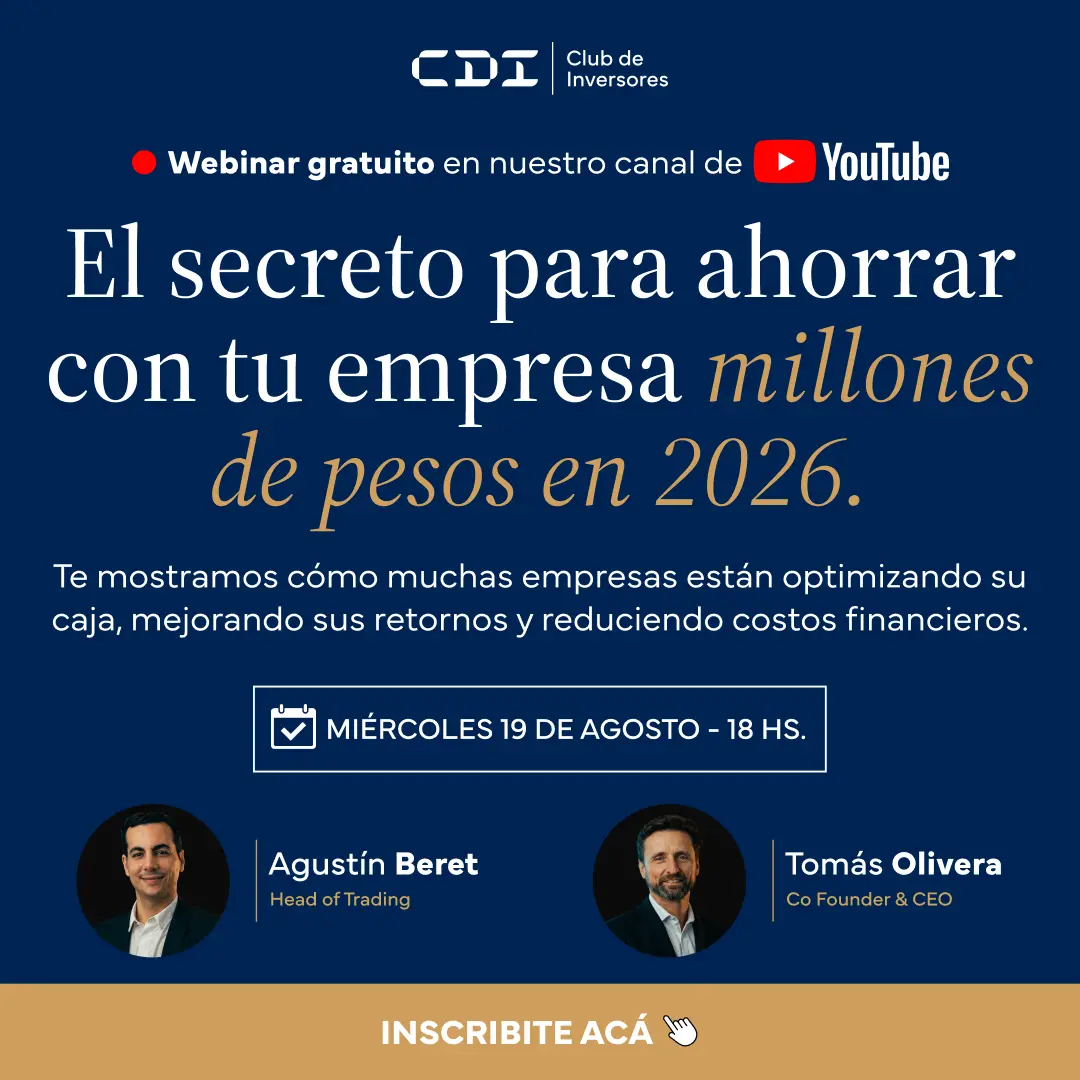 Webinar CDI · El secreto para ahorrar millones con tu empresa · Mié 19/08 18 h
